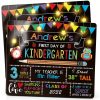 First Day School Board Smilelife Wooden Chalkboard-0