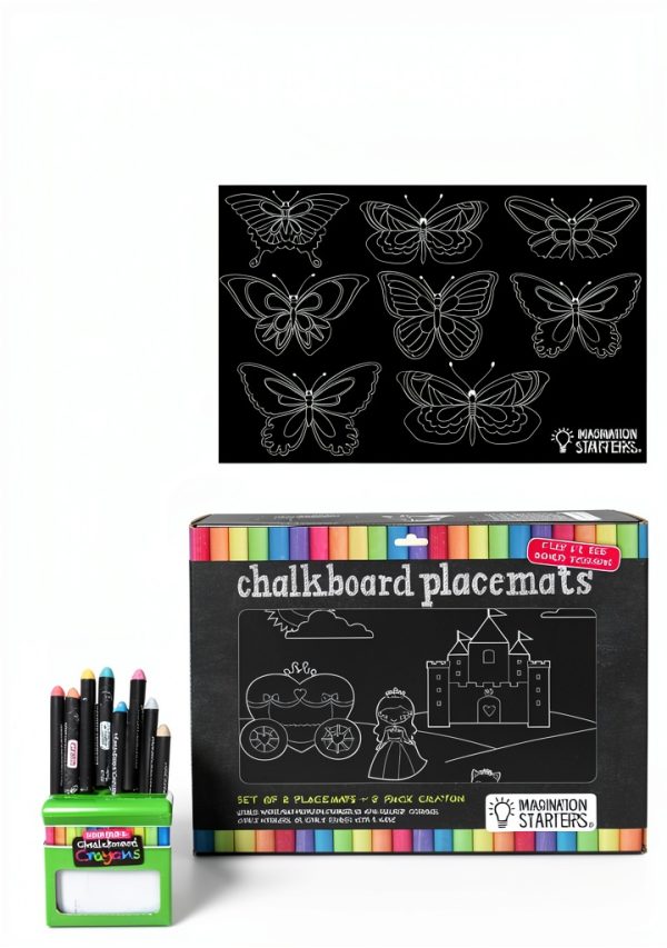 Imagination Starters Kids Chalkboard Double Sided Easy Clean-2