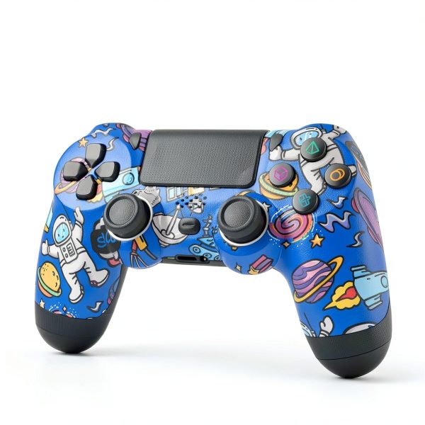 MINSWC Wireless PS4 Controller Blue 10m Range-4