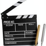 Movie Clapboard KRISMYA Classic Black White-0