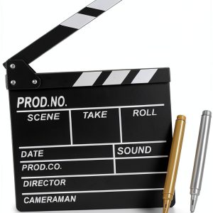 Movie Clapboard KRISMYA Classic Black White-0