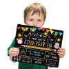 First Day School Board Smilelife Wooden Chalkboard-5