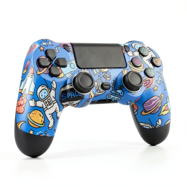 MINSWC Wireless PS4 Controller Blue 10m Range-1