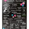 Chalkboard Photo Prop Kate Milo Wooden Baby-0