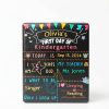 First Last Day School Sign Chambom Chalkboard Black-4