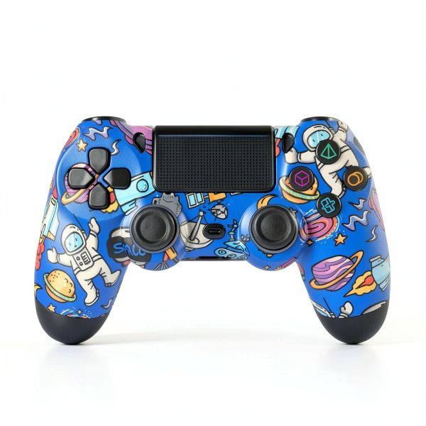 MINSWC Wireless PS4 Controller Blue 10m Range-3