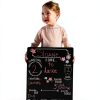 Chalkboard Photo Prop Kate Milo Wooden Baby-2