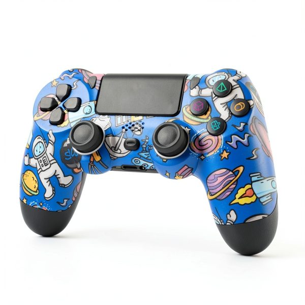 MINSWC Wireless PS4 Controller Blue 10m Range-0