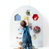 JKCWOTS Kids Chalkboard for Learning and Creativity-2
