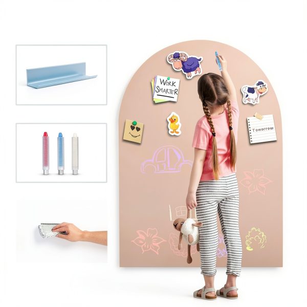 Warasee Magnetic Chalkboard Wall Decal Heart Shape-4