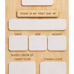 DiveDream Kids Chalkboard Wooden Dry Erase Board-0