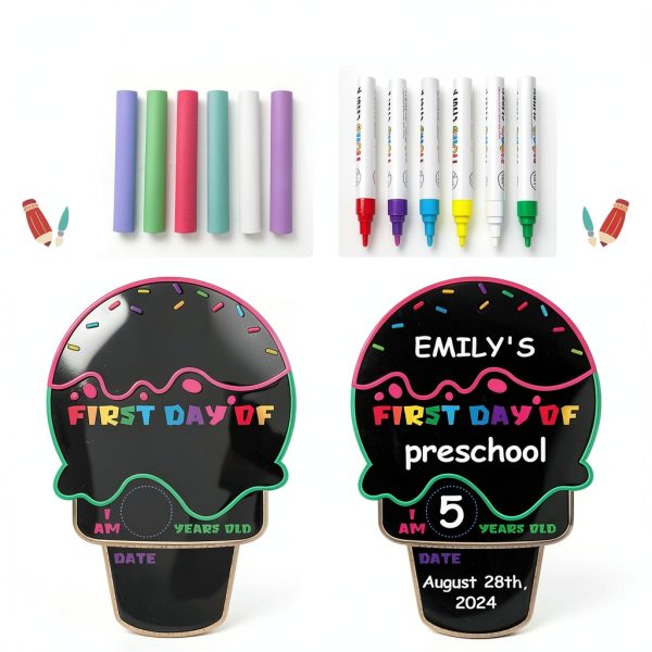 PETCEE Kids Chalkboard for Learning and Creativity-5