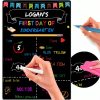 First Day School Chalkboard Yunfan Wood Board-3