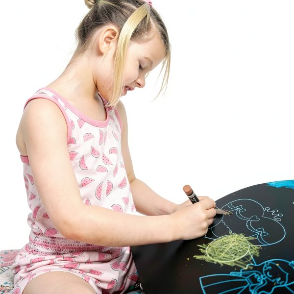 Imagination Starters Kids Chalkboard Double Sided Easy Clean-4