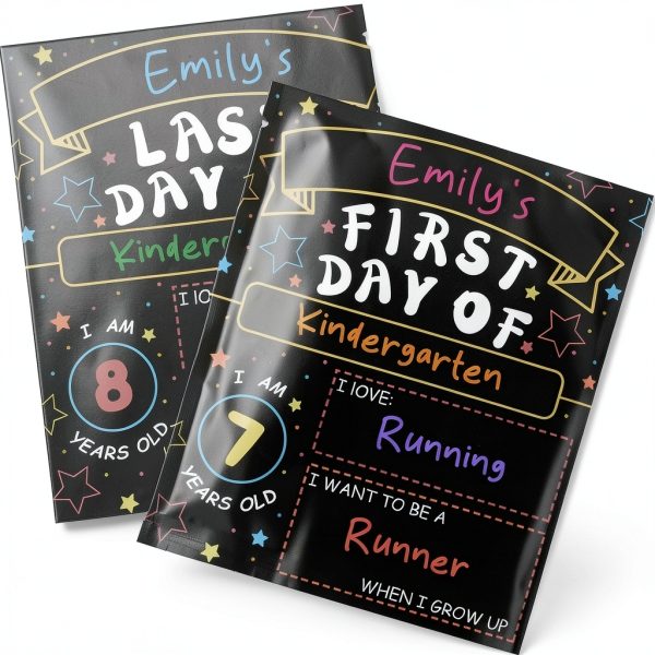 Kids Chalkboard OHOME Double Sided Paper Board-0