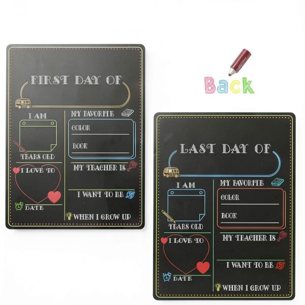 WhatSign Kids Chalkboard Sign for School-5