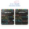 First Last Day School Sign Chambom Chalkboard Black-2