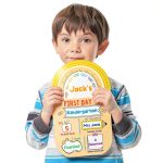 Kids Chalkboard Sign Hoblynth PVC Double‑Sided-0