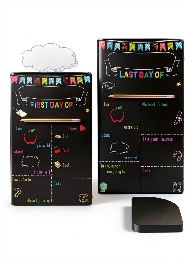 First Day School Chalkboard Yunfan Wood Board-1