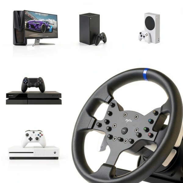 PXN V99 Racing Wheel 4in1 Force Feedback for PC-6