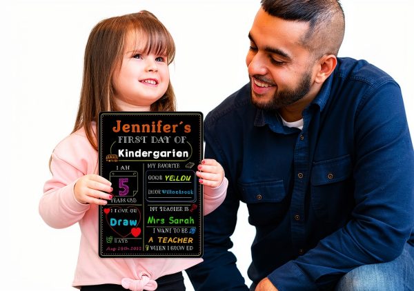 WhatSign Kids Chalkboard Sign for School-3