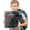 First Last Day School Sign Chambom Chalkboard Black-7
