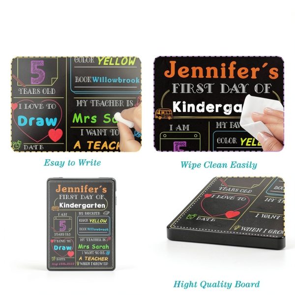 WhatSign Kids Chalkboard Sign for School-1