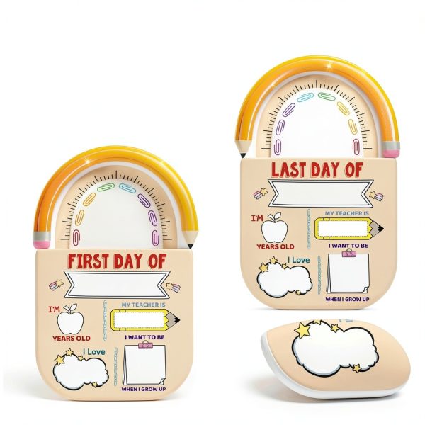 Kids Chalkboard Sign Hoblynth PVC Double‑Sided-4