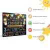 First Day School Board Smilelife Wooden Chalkboard-4