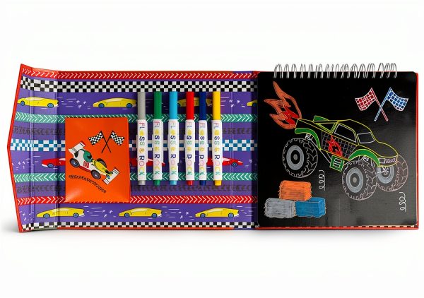 Kids Chalkboard by Floss and Rock Portable Sketchbook-0