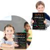 WhatSign Kids Chalkboard Sign for School-4