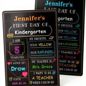 WhatSign Kids Chalkboard Sign for School-0