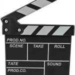 Kids Clapboard Classic Board for Play Acting-0