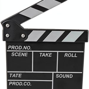 Kids Clapboard Classic Board for Play Acting-0
