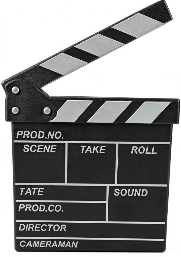 Kids Clapboard Classic Board for Play Acting-0