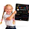 First Day School Chalkboard Libemskix Double‑Sided Board-5