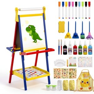 Kids Chalkboard USBJ Portable Magnetic Board-0
