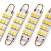 GLOFE LED Bulbs 12V 4-Pack Universal Fit White-0