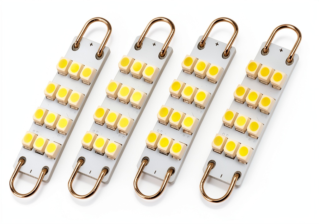 GLOFE LED Bulbs 12V 4-Pack Universal Fit White