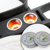 CoolKo LED Car Cup Holder Round ABS Glass-4