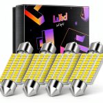 LED Car Interior Light LUYED 4pcs Xenon White-0