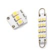 GLOFE LED Bulbs 12V 4-Pack Universal Fit White-7