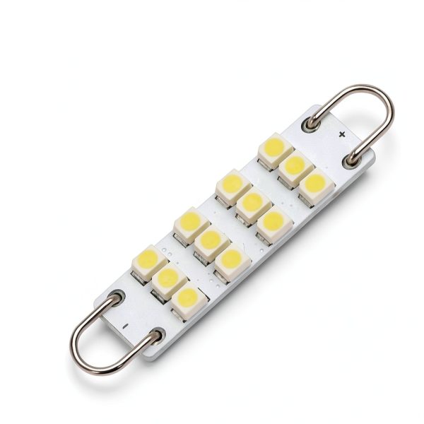 GLOFE LED Bulbs 12V 4-Pack Universal Fit White-4