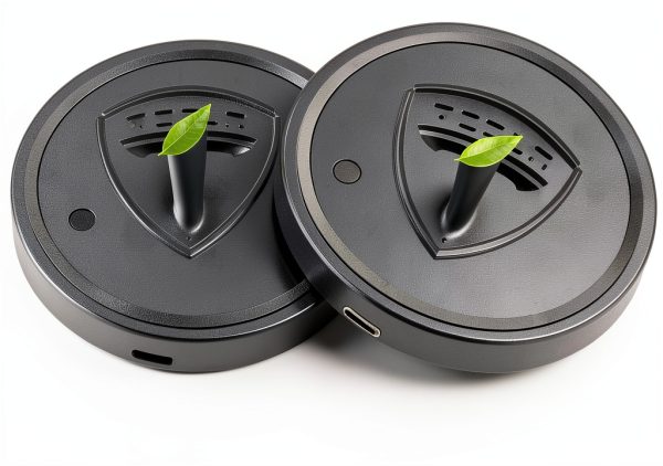 CoolKo LED Car Cup Holder Round ABS Glass-0