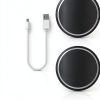 CoolKo LED Car Cup Holder Round ABS Glass-3