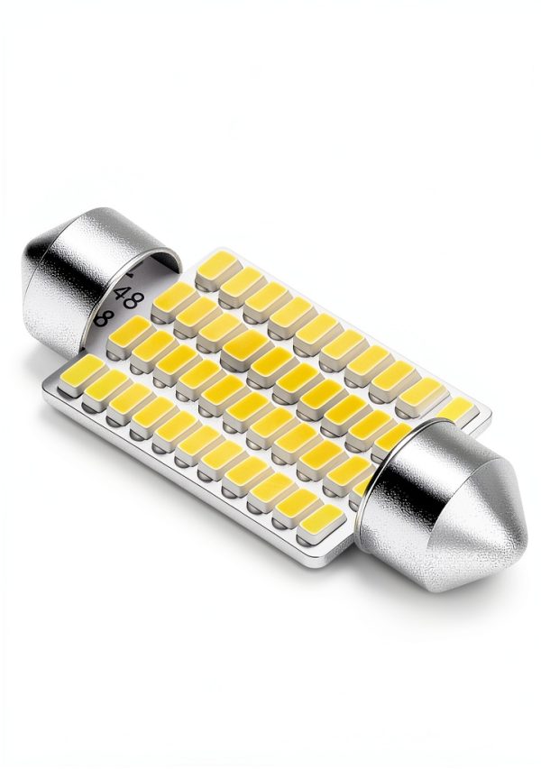 LED Car Interior Light LUYED 4pcs Xenon White-4