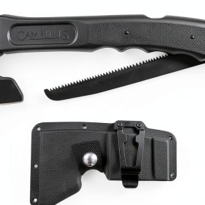 Camillus 3-in-1 Hatchet Lock Back Saw Hammer – Black Nylon Handle-0