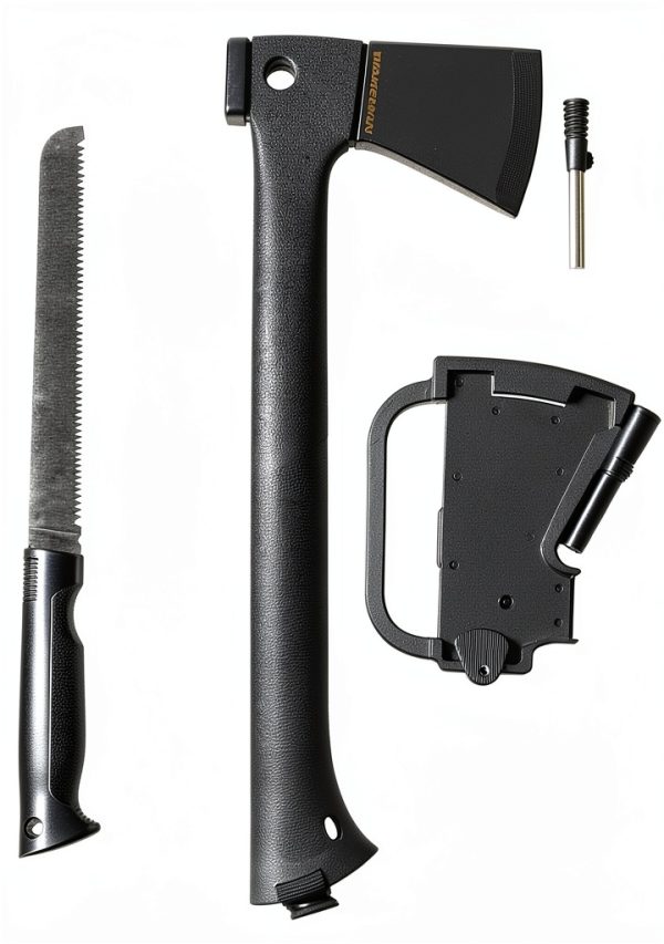 Camping Hand Axe by Wakeman Lightweight Hatchet with Serrated Saw-0