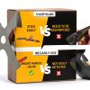 NedFoss Axe Throwing, 11.9" Full Tang Triple Edge Throwing Axe with Sheath TPE Rubber Handle, Axe Throwing Set 3, Axe for Throwing for Gifts-2