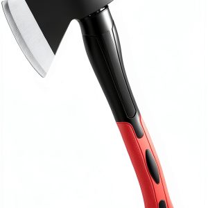 Camping Axe KANDAZA 15" Hatchet Fiberglass Shock Reduction Handle Red-0